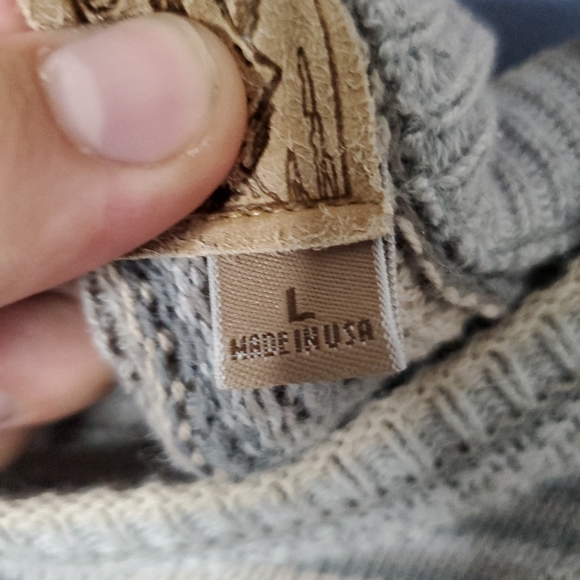 Vintage Shenandoah Grandpa  Sweater Knit L made in USA - Picture 3 of 4